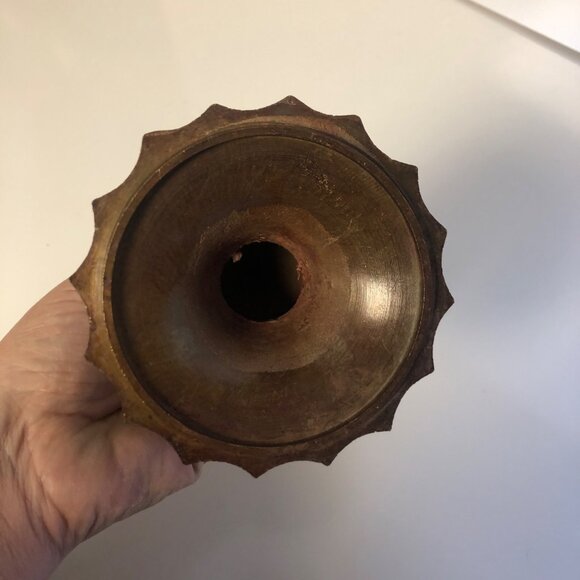 Elegant Expressions Decorative Metal Urn Vase With Lid BS96509PS Vintage 1999 - Picture 5 of 7